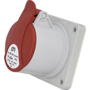 Розетка вбудована (силовий роз'єм) EER-1643  IP54 (16A, 400V, 3P+PE)